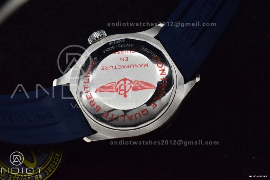 Contemporary Automatic A Blue Edition Best 1168 Dial SS Rubber SuperOcean Blue BLSF on 42 1:1 Strap 0428